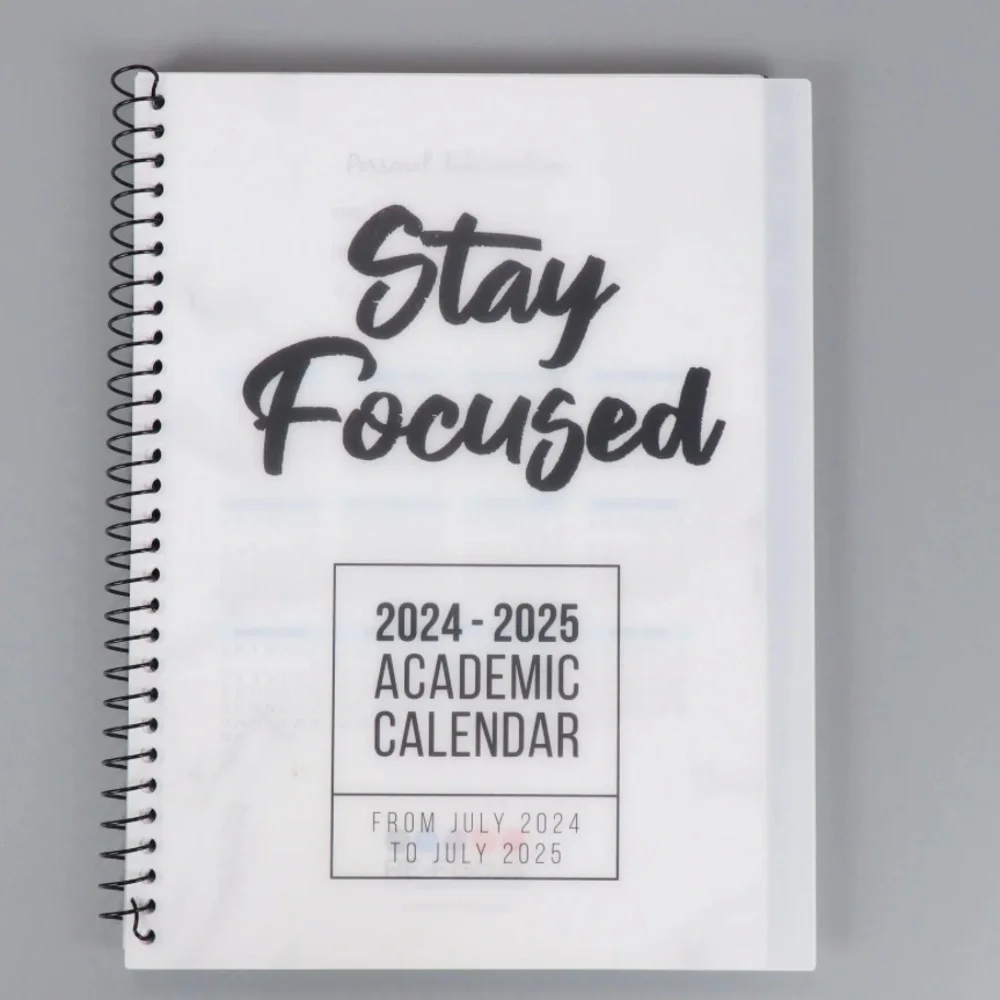 New Academic calendars 24-25!!! New design w/color time blocks! ADHD focus